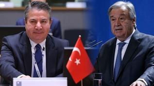 Türkiye'nin BM Daimi Temsilcisi Önal'dan BM Genel Sekreteri Guterres'e veda ziyareti 
