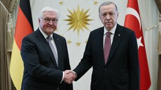 Almanya Cumhurbaşkanı Steinmeier, Ankara'da: Başkan Erdoğan'dan önemli açıklamalar