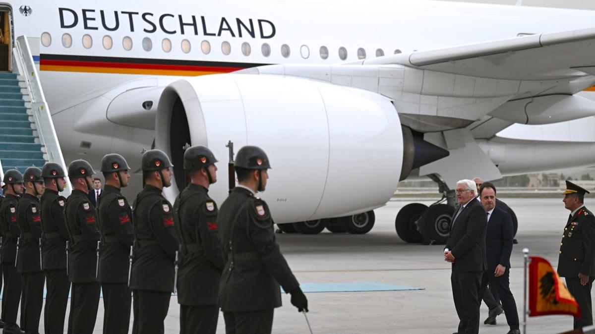Almanya Cumhurbaşkanı Steinmeier Türkiye'den ayrıldı 