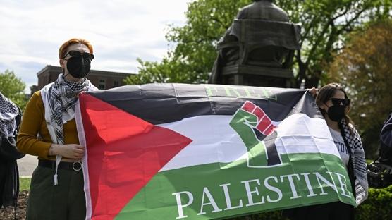 ABD'de Gazze isyanı büyüyor! Üniversite öğrencileri Filistin için ayaklandı