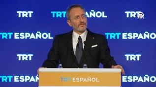 TRT İspanyolca yayına başlıyor! İletişim Başkanı Altun konuşuyor