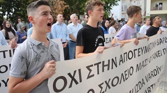 Batı Trakyalı Türklerden Yunanistan'a tepki! "Eğitim özerkliği yok sayılıyor"