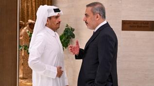 Bakan Fidan, Katar Başbakanı ve Dışişleri Bakanı Al Sani ile görüştü