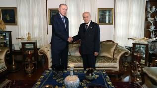 Başkan Erdoğan'dan Bahçeli'ye ziyaret