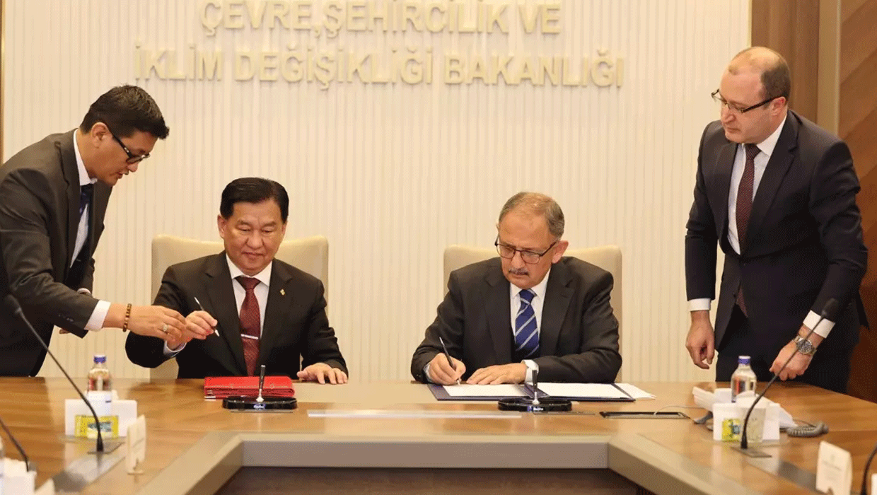 Moğolistan ile Türkiye arasında konut alanında işbirliği yapılmasına dair mutabakat zaptı imzalandı 