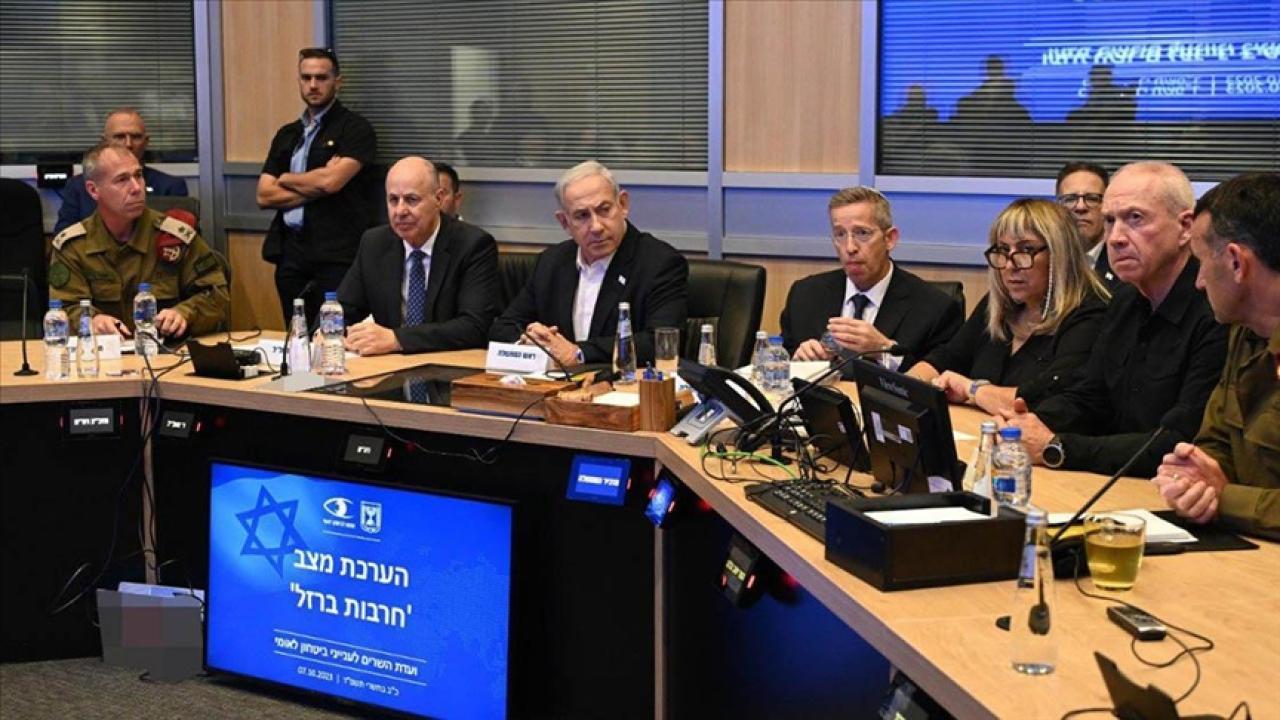 Soykırımcı İsrail'in Savaş Kabinesi'nin toplantısı iptal edildi