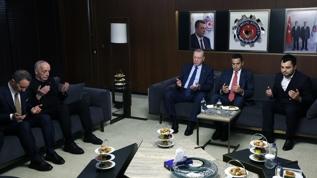 Başkan Erdoğan'dan Metal iş Sendikası'na taziye ziyareti 