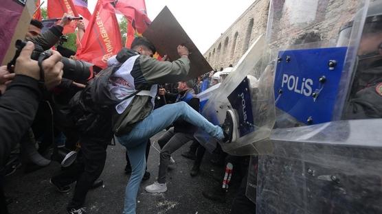 İstanbul'da 1 Mayıs'ta polislere saldıran 12 kişi daha gözaltında