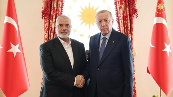 Ateşkes kararı sonrası kritik görüşme: Başkan Erdoğan, Hamas lideri Heniyye ile görüştü