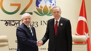 Başkan Erdoğan, Lula da Silva ile görüştü!