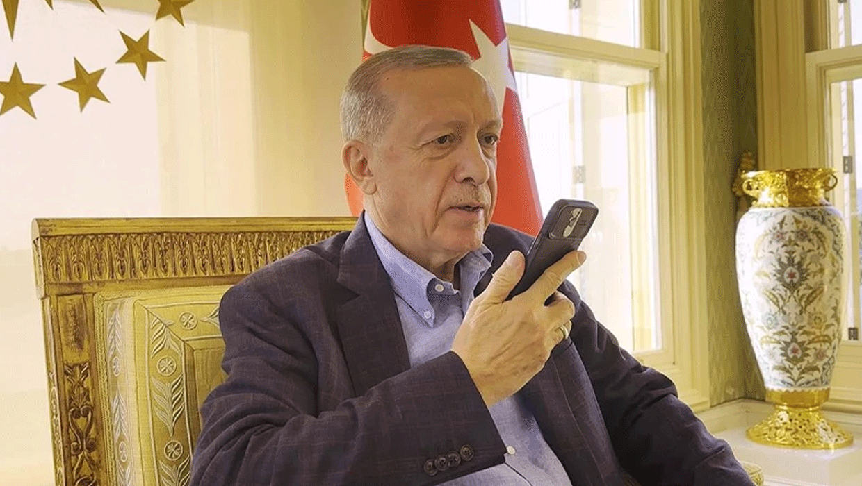 Başkan Erdoğan, Denizkurdu Tatbikatı'na telefon bağlantısı ile katıldı