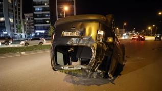 Sivas'ta kontrolden çıkan araç tam 70 metre sürüklendi! 6 kişi yaralandı