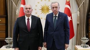 Akarca'dan Başkan Erdoğan'a veda ziyareti