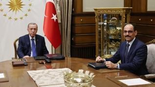 Başkan Erdoğan, Kalın ve Bakan Tunç'u kabul etti