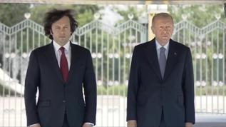 Gürcistan Başbakanı Ankara'da: Başkan Erdoğan resmi törenle karşıladı