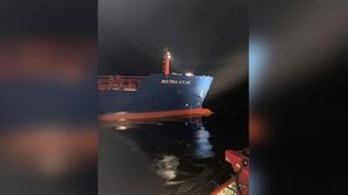 Çanakkale Boğazı'nda arıza yapan tanker kurtarıldı