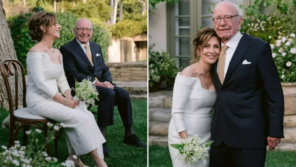 93 yaşındaki Medya patronundan 5. evlilik