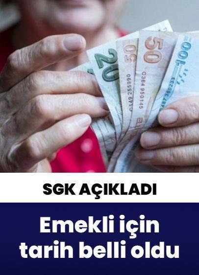 SGK tarihi açıkladı: Emekliye maaş farkı 7 Ağustos'ta hesaplarda