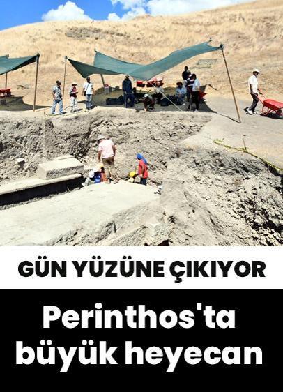 Perinthos'ta heykel ve mezar heyecanı