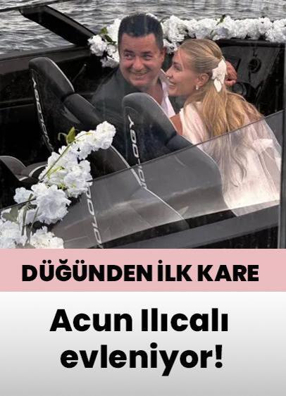 Acun Ilıcalı evleniyor! İşte düğünden ilk fotoğraf