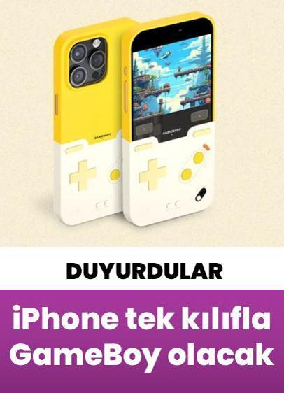 iPhone bir kılıfla GameBoy'a dönüşecek