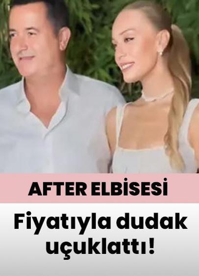 Ayça Çağla Altunkaya'nın after elbisesi, fiyatıyla dudak uçuklattı!