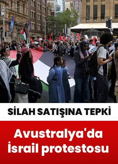 Avustralya'da İsrail'e tepki! Hükümetin silah satışı protesto edildi