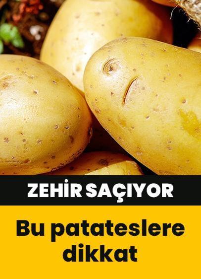 Bu patateslere dikkat edin zehir saçıyor