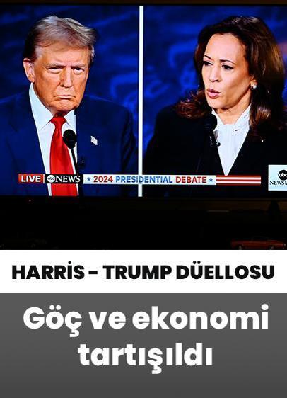 ABD'de Trump ve Harris kozlarını paylaştı! Biri ekonomiden diğeri göçten vurdu