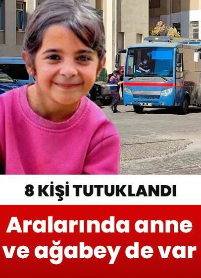 Narin Güran cinayetinde 8 tutuklama! Aralarında anne ve ağabey de var