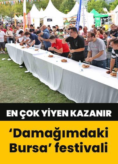 Bursa'da en çok yiyenlerin kazandığı festival