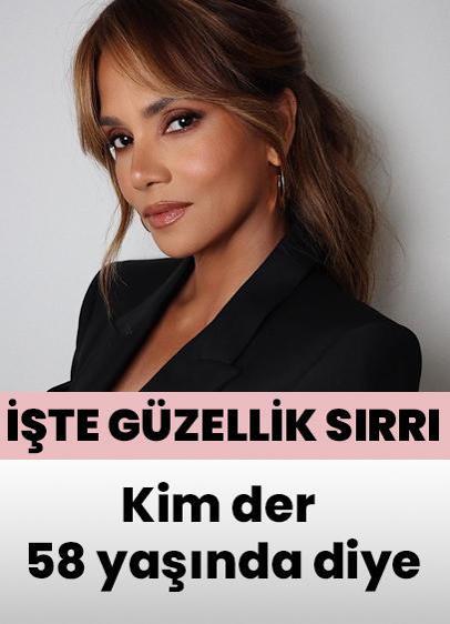 Kim der 58 yaşında diye... İşte Halle Berry'nin gençlik sırrı