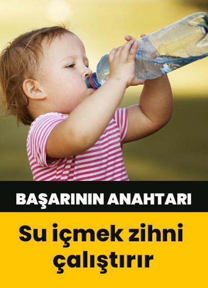 Su içmek zihni çalıştırır