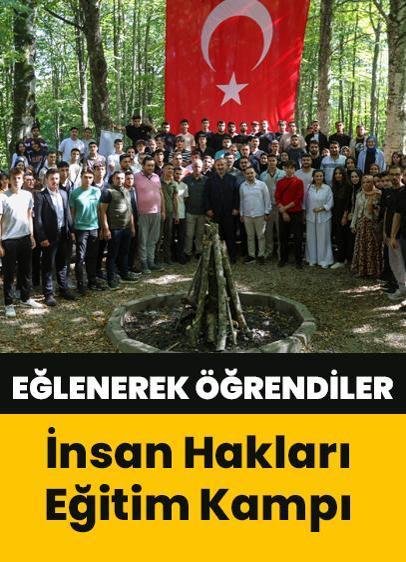 AK Parti İnsan Hakları Eğitim Kampı: Hem eğlendiler hem öğrendiler