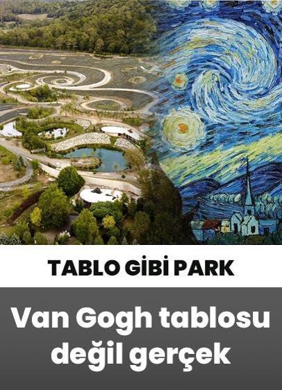 Van Gogh tablosu gibi park