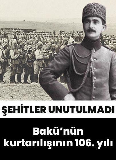 Bakü'nün kurtarılışının 106. yılı