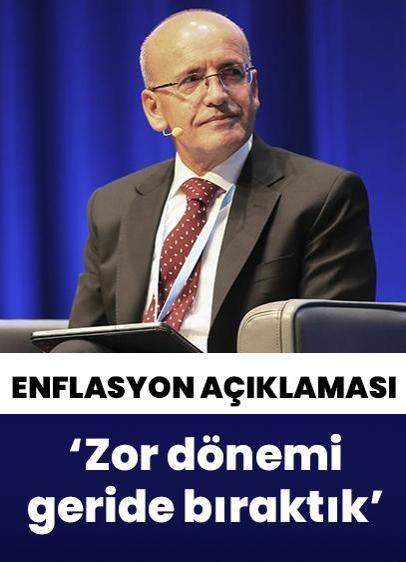 Bakan Şimşek'ten enflasyon açıklaması