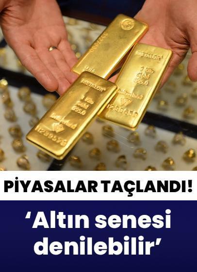 Emtia piyasası altın ile taçlandı! "Altın senesi denebilir"