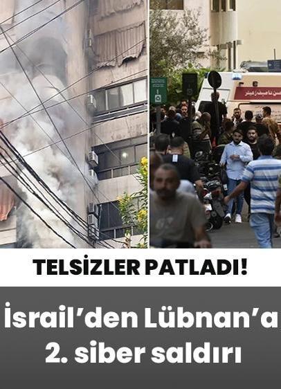 Dijital terör: İsrail'den Lübnan'a 2. siber saldırı!