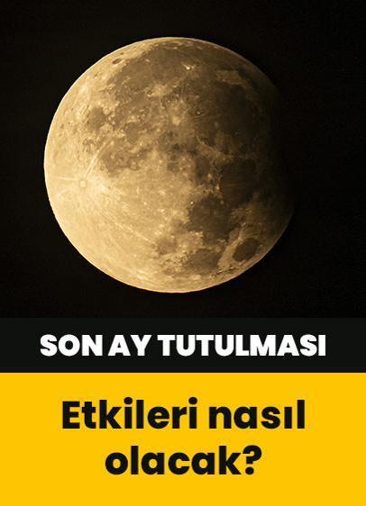 Yılın son Ay tutulması gerçekleşti!