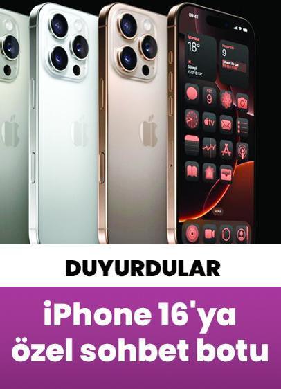 iPhone 16'ya özel sohbet botu