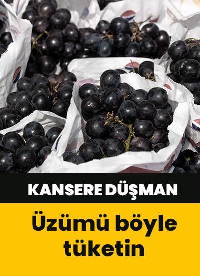 Kanserin düşmanı çıktı! Üzümü böyle tüketin