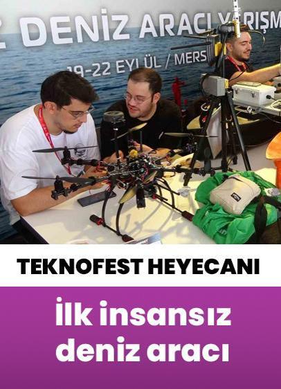 TEKNOFEST'te ilk heyecanı! İnsansız deniz aracı yarışması başladı