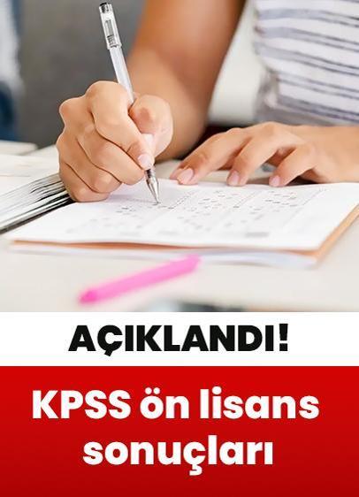 KPSS Ön lisans sonuçları açıklandı! KPSS ÖNLİSANS SONUÇLARI 2024 ÖSYM sonuç sorgulama ekranı