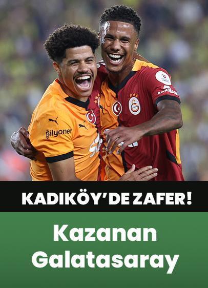 Fenerbahçe evinde mağlup oldu! Dev derbide kazanan Galatasaray