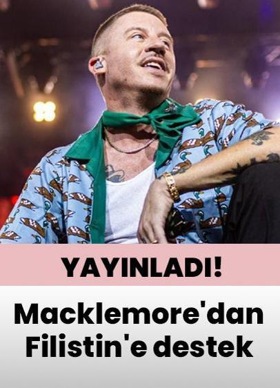 Macklemore'dan Filistin'e destek