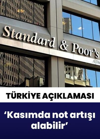 S&P Global Ratings'ten Türkiye açıklaması