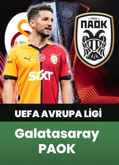 Galatasaray - PAOK maçı saat kaçta?