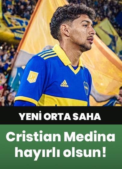 Ve yeni transfer Cristian Medina!