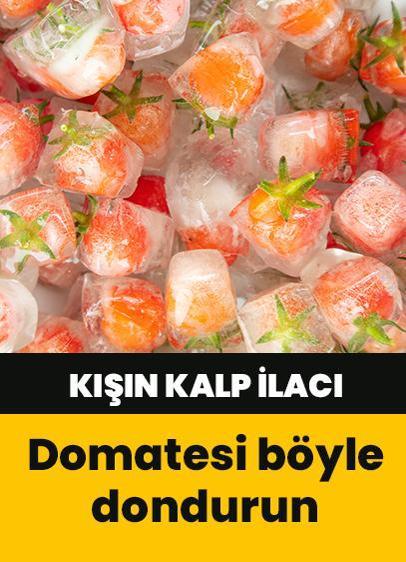 Yaz domateslerini dondurma yöntemi! Kışın kalp ilacı